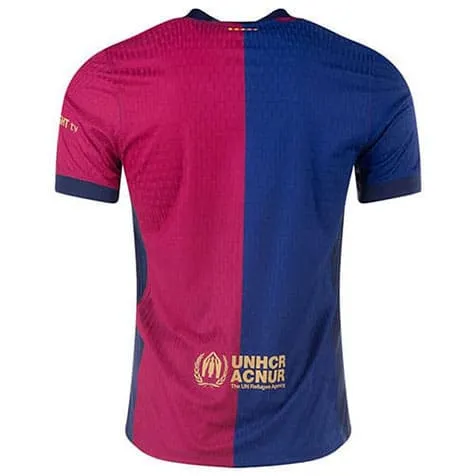 Maillot Nike domicile authentique Robert Lewandowski du FC Barcelone 2025/26 - Bleu marine Maillot Nike domicile authentique Robert Lewandowski du FC Barcelone 2025/26 - Bleu marine