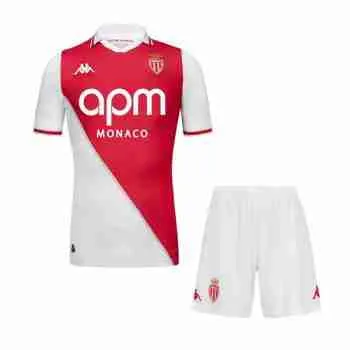 Maillot 1rd Ensemble Enfant AS Monaco 2024 2025