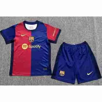 Maillot 1rd Ensemble Enfant Barcelone 2024 2025
