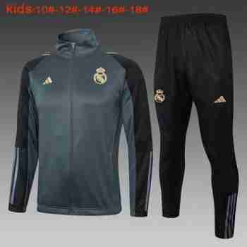 Survetement Ensemble Enfant Real Madrid 2024 2025 Gris