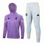Chandal Con Capucha Real Madrid 2024-2025 Purpura 3