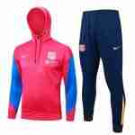 Survetement A Capuche Barcelone 2024 2025 Rojo Azul