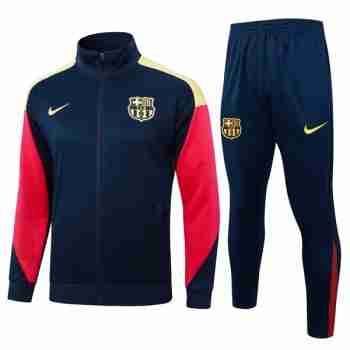 Survetement Barcelone 2024 2025 Azul Rojo