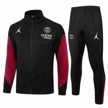 Survetement Paris Saint Germain 2024 2025 Negro Rojo