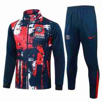 Survetement Paris Saint Germain 2024 2025 Rojo Blanco Azul