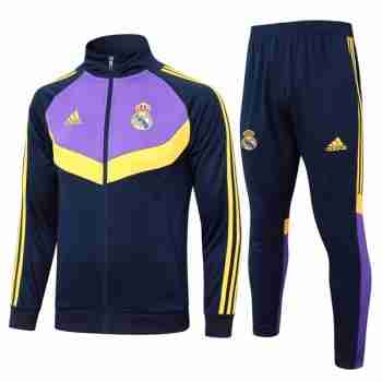 Survetement Real Madrid 2024 2025 Purpura Azul