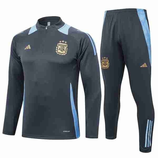 Sudadera De Training Argentina 2024-2025 Gris 3 Sweat Entrainement Argentine 2024 2025 Gris