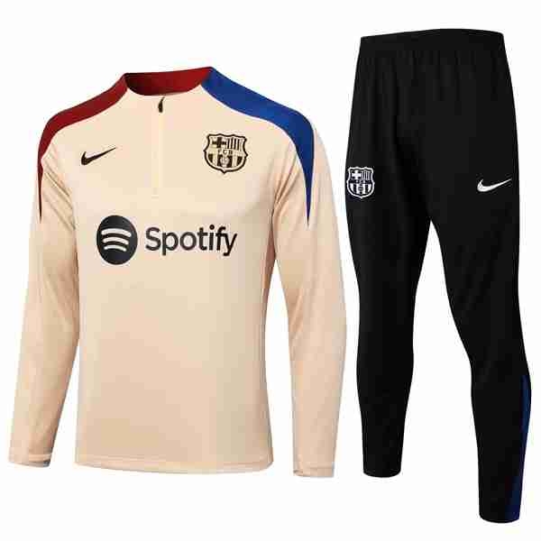 Sudadera De Training Barcelona 2024-2025 Amarillo Azul 3 Sweat Entrainement Barcelone 2024 2025 Amarillo Azul