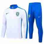 Sweat Entrainement Bresil 2024 2025 Blanco Azul