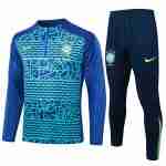 Sudadera De Training Brasil 2024-2025 Verde Azul 3