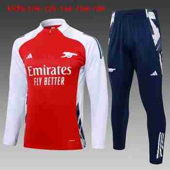 Sweat Entrainement Enfant Arsenal 2024 2025 Rojo Blanco