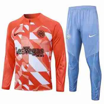 Sweat Entrainement Inter Milan 2024 2025 Naranja Blanco