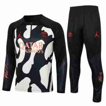Sweat Entrainement Paris Saint Germain 2024 2025 Negro Amrillo