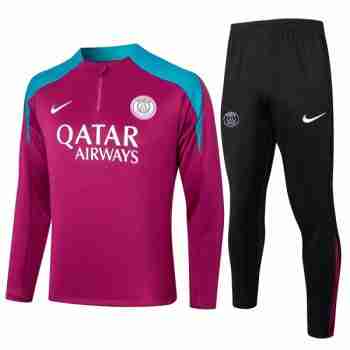 Sweat Entrainement Paris Saint Germain 2024 2025 Purpura Rojo