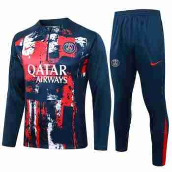 Sweat Entrainement Paris Saint Germain 2024 2025 Rojo Azul