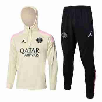 Sweat Shirt Capuche Paris Saint Germain 2024 2025 Amarillo Rosa