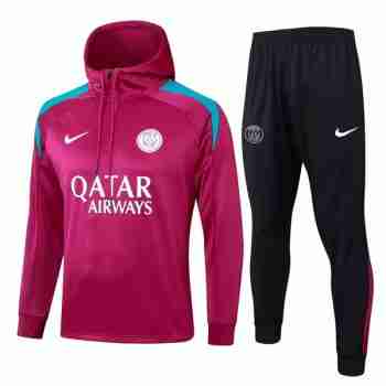 Sweat Shirt Capuche Paris Saint Germain 2024 2025 Rojo