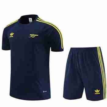 Thailande Ensemble Maillot Entrainement Arsenal 2024 2025 Blu