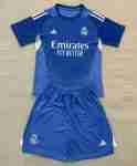 Maillot Gardien Ensemble Enfant Real Madrid 2025 2026 Azul