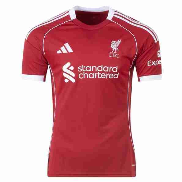 Tailandia Camiseta Liverpool 1ª 2025-2026 Thailande Maillot 1rd Liverpool 2025 2026 1