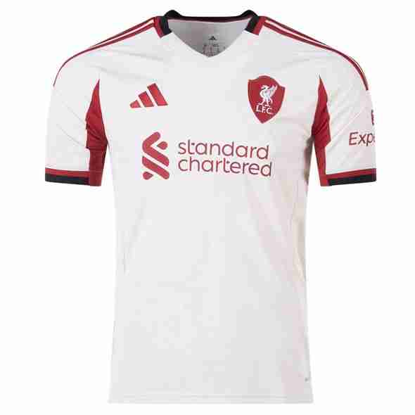 Tailandia Camiseta Liverpool 2ª 2025-2026 Thailandia Maglietta Calcio Away Liverpool 2025 2026