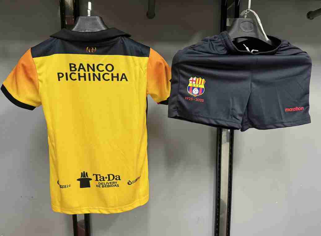 Camiseta FC Barcelona 100th Anniversary Conjunto Niños Especial Equipacion 2025 2026_1