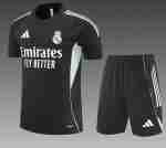 Maillot Entrainement Ensemble Enfant Real Madrid 2025 2026 Noir