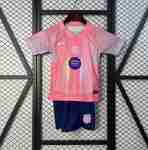 Maillot Spécial Ensemble Enfant Barcelone 2025 2026 Rosa