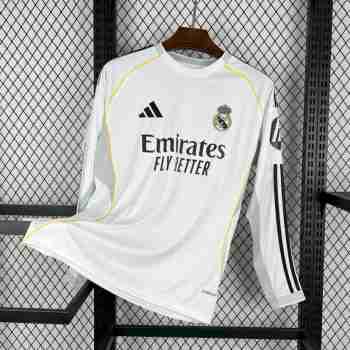Thailande 1rd Manches Longues Maillot Real Madrid 2025 2026
