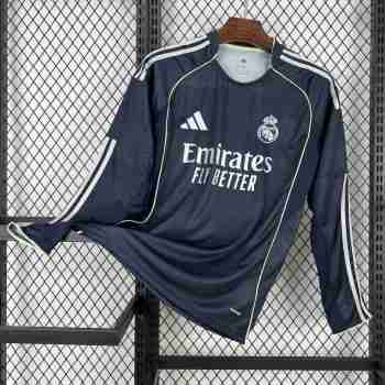 Thailande 2rd Manches Longues Maillot Real Madrid 2025 2026