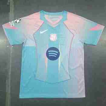 Thailande spécial Maillot Barcelone 2025 2026 Bleu Rosa