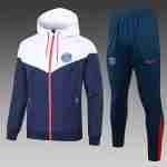 Rompevientos PSG Conjunto Completo 2025-2026 Blanco Azul