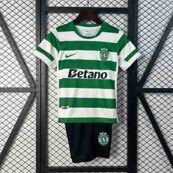 Maillot 1th Ensemble Enfant Sporting Lisbon 2025 2026