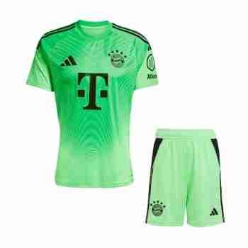 Maillot Gardien Ensemble Enfant Bayern Munich 2025 2026 Vert