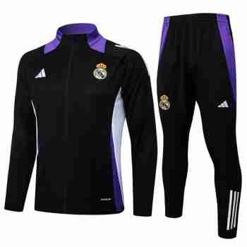Survetement Real Madrid 2025 2026 Noir Purpura