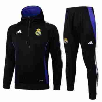 Survetement a capuche Real Madrid 2025 2026 Noir