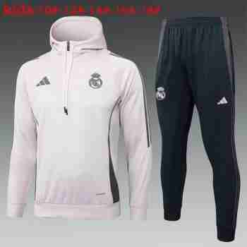 Sweat Shirt Capuche Enfant Real Madrid 2025 2026 Rosa