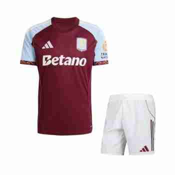 Maillot 1rd Ensemble Enfant Aston Villa 2025 2026
