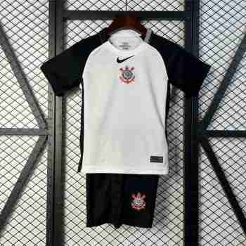 Maillot 1rd Ensemble Enfant Corinthians Paulista 2025 2026