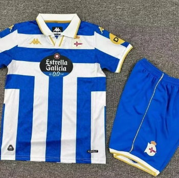 Maillot 1rd Ensemble Enfant Deportivo Coruña 2025 2026
