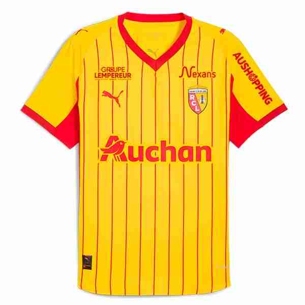 Tailandia Camiseta RC Lens 1ª 2025-2026 Thailande Maillot 1rd RC Lens 2025 2026