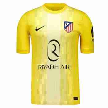 Thailande Maillot Gardien Atletico Madrid 2025 2026 Jaune
