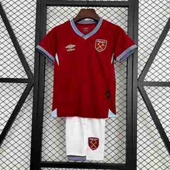 Maillot 1rd Ensemble Enfant West Ham United 2025 2026