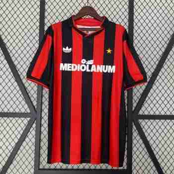 Thailande Maillot 1rd AC Milan Retro 1990 1991
