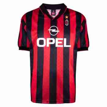 Thailande Maillot 1rd AC Milan Retro 1995 1996 Rouge