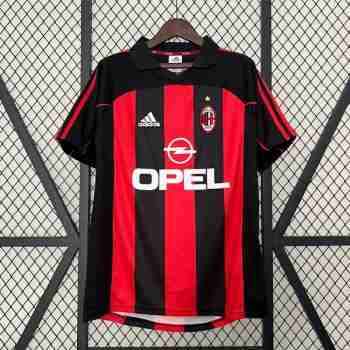 Thailande Maillot 1rd AC Milan Retro 2001 2002