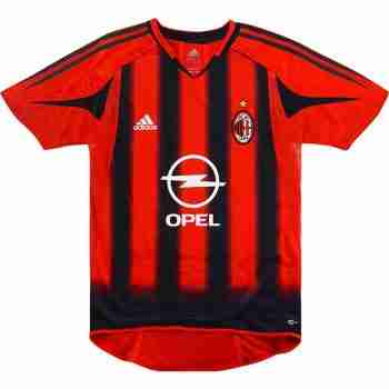 Thailande Maillot 1rd AC Milan Retro 2004 2005 Rouge