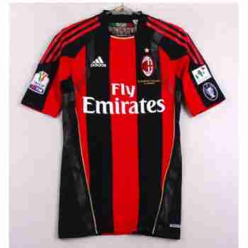 Thailande Maillot 1rd AC Milan Retro 2010 2011 Rouge