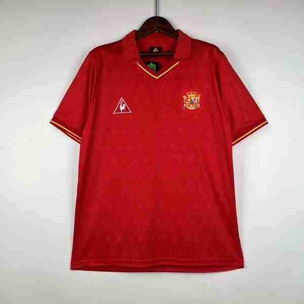 Tailandia Camiseta Espana 1ª Retro 1988-1991 Thailande Maillot 1rd Espagne Retro 1988 1991