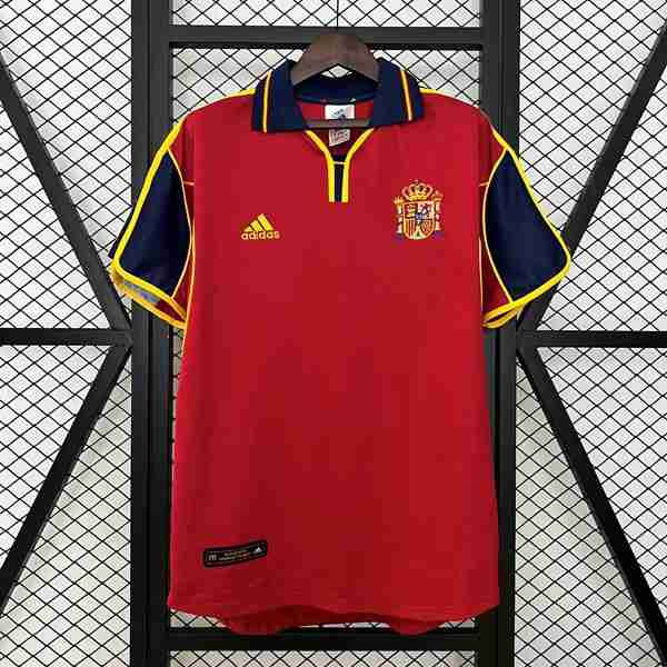 Tailandia Camiseta España 1ª Retro 2000 Thailande Maillot 1rd Espagne Retro 2000